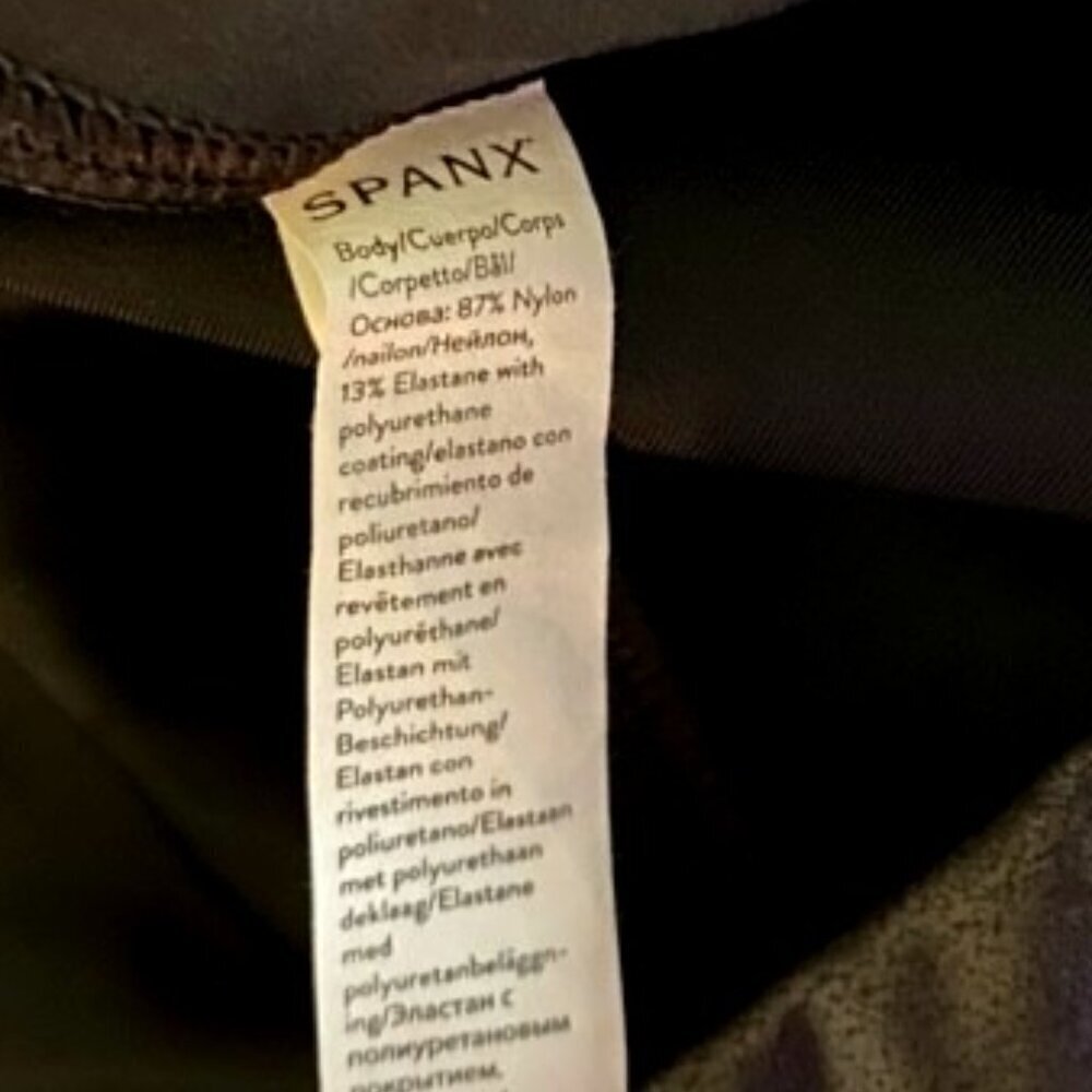 Spanx Quilted Faux Leather Legging Large - Picture 5 of 5